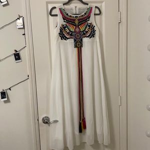 Traditional print Maxi Dress